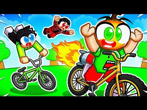 Bisiklet Yarışında NOOB Gibi Davrandım Ve Sonra PRO BİSİKLET Aldıp Trolledim! 🚲 | Roblox