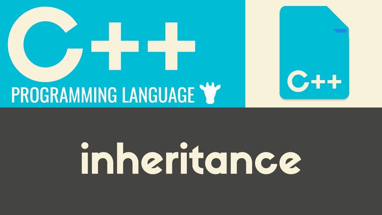 Inheritance | C++ | Tutorial 31