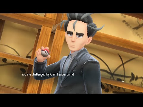 Larry - Medali Gym Leader Battle in Pokemon Scarlet and Violet