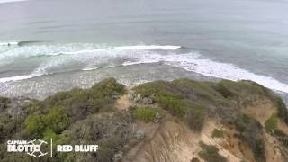 preview picture of video 'Surfing at Red Bluff, Lake Tyers beach'