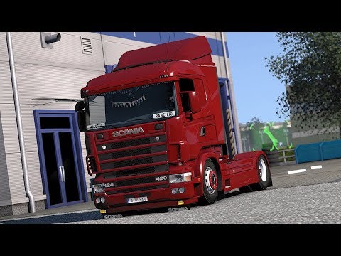 Scania R4 series 124L - Euro Truck Simulator 2 Open Beta v1.28 Dresden(D)-Berlin(D)