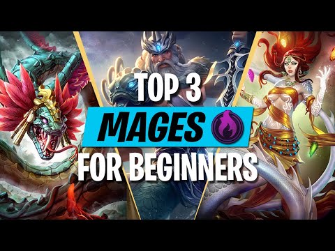 SMITE: TOP 3 MAGES FOR BEGINNERS, Best Gods for NEW players!