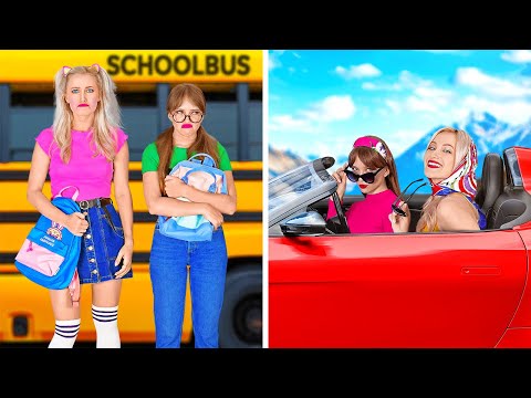YOU AS A CHILD VERSUS YOU AS A TEENAGER || The funniest situations at school by 123 GO!