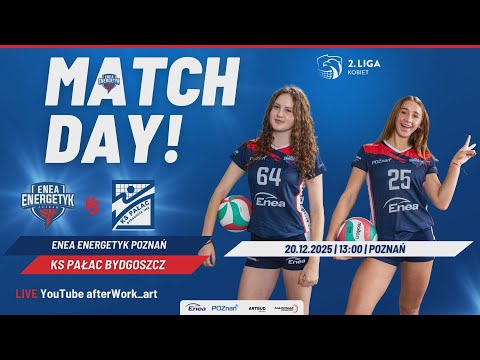 Enea Energetyk Poznań -  KS Pałac Bydgoszcz | II Liga Siatkówki Kobiet | 🎥 TRANSMISJA LIVE