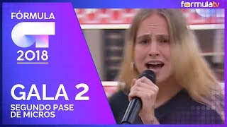 OT 2018: Segundo pase de micros de la Gala 2 🔴 Formula OT #OTDirecto1OCT