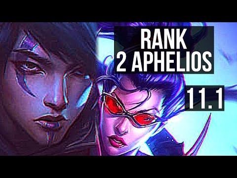 APHELIOS & Maokai vs VAYNE & Seraphine (ADC) | Rank 2 Aphelios, 7/3/14 | NA Challenger | v11.1