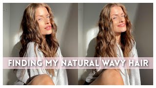 STYLING MY NATURAL WAVY HAIR | I didn