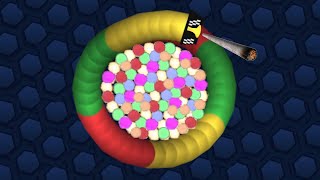 Slitherio 14K Mass Plus Gameplay