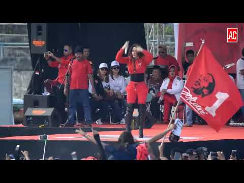 NITA THALIA GOYANG HEBOH DI LUWUK DALAM KAMPANYE AKBAR PDI PERJUANGAN 9 APRIL 2019 [HD]