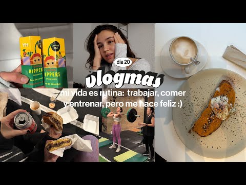VLOGMAS 20 | My life is routine: work, training and time at home, but very happy
