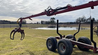 Remorque forestière Nokka Huggarvagn Nokka 8 Ton à vendre - Image 4 | Autoline SN Remorque forestière Nokka Huggarvagn Nokka 8 Ton | Image 4 - Autoline