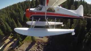 preview picture of video '20 minutes of a RC de Havilland Canada DHC-2 Beaver flying around Lake Almanor, CA.'