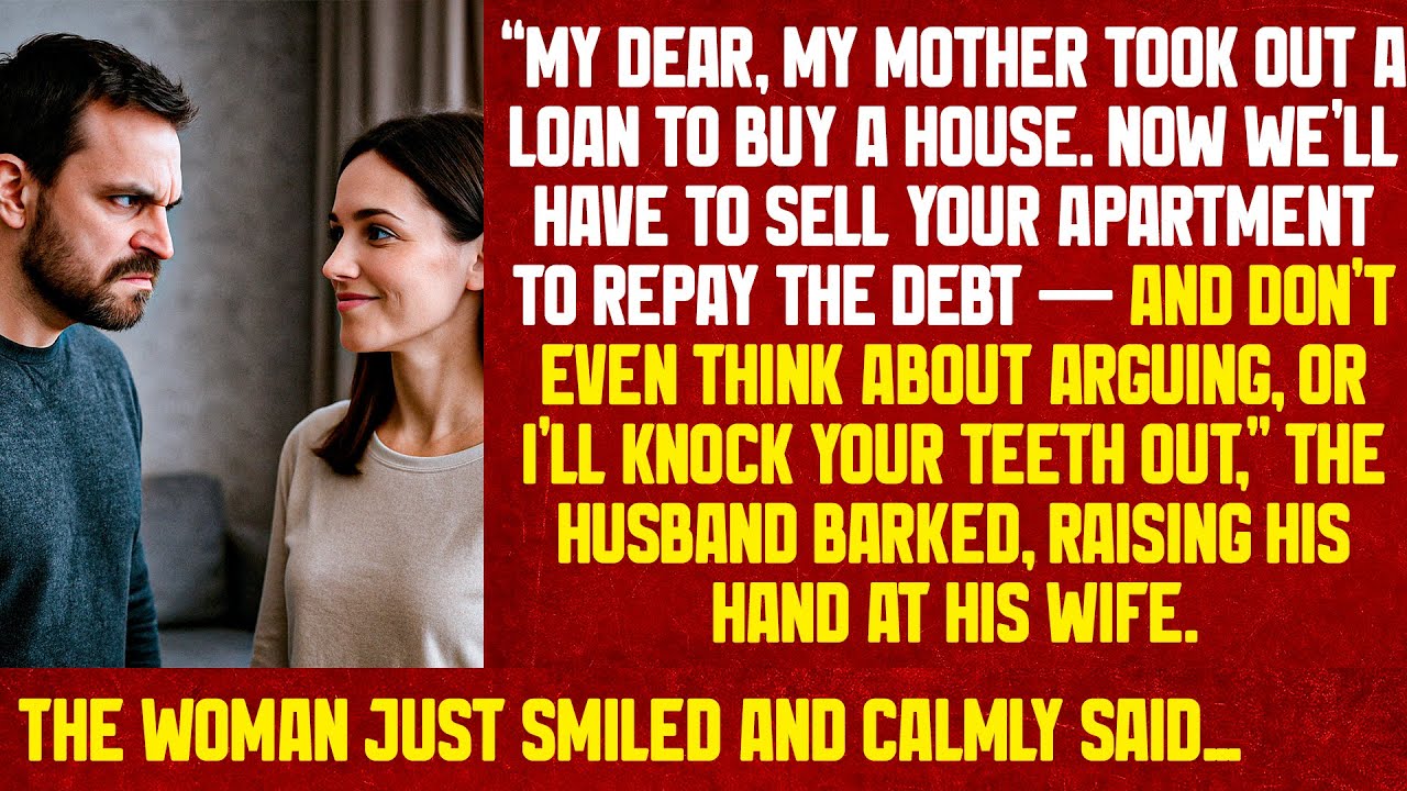 “My dear, my mother took out a loan to buy a house. Now we’ll have to sell your apartment"