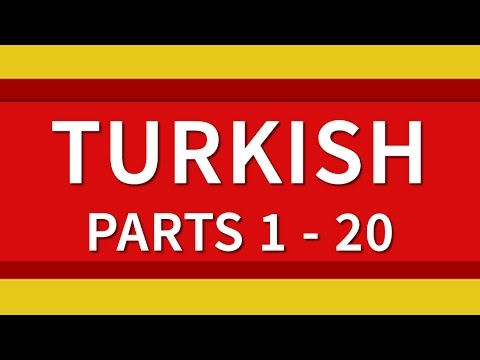Learn Turkish 500 Phrases for Beginners Lessons 1-20 Full Course