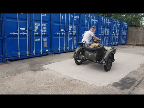 Mw 750 Cossack dnepr starting cold engine