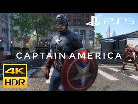 Marvel's Avengers - Captain America (PS5) 4K 60fps HDR Gameplay