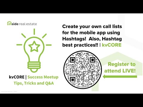 Create your own call lists for the mobile app using Hashtags!  Also, Hashtag best practices!!