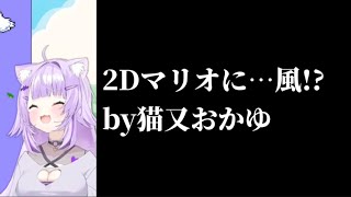 マリオ２の風ギミックに驚くおかゆん【ホロライブ切り抜き/猫又おかゆ】