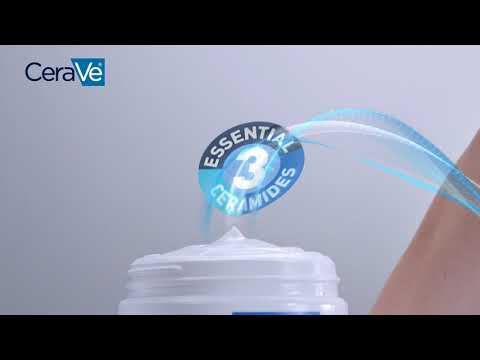 Drėkinamasis veido ir kūno kremas sausai ir labai sausai odai Cerave Moisturising Cream, 454 g video