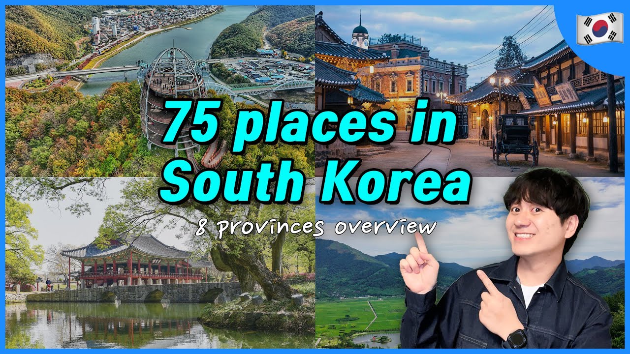 Korea in one video! 35 cities and counties & 40 attractions | Korea Travel Tips