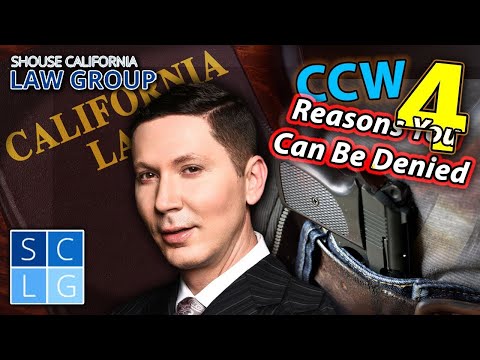 4 reasons you can be denied a CCW permit in California
