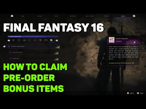 How To Claim Pre-Order Bonus Items in Final Fantasy 16