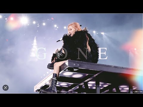 VIBE* 230422 BLACKPINK ROSÉ 로제 Coachella 코첼라 Solo 직캠 fancam - Gone + On the ground