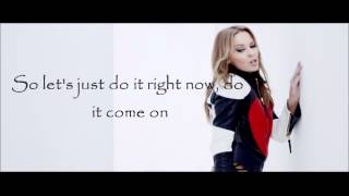 Kylie Minogue - Timebomb Lyrics on Screen HD