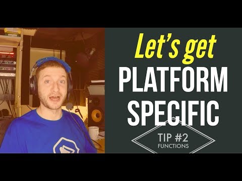 Platform Specific Functions in NativeScript