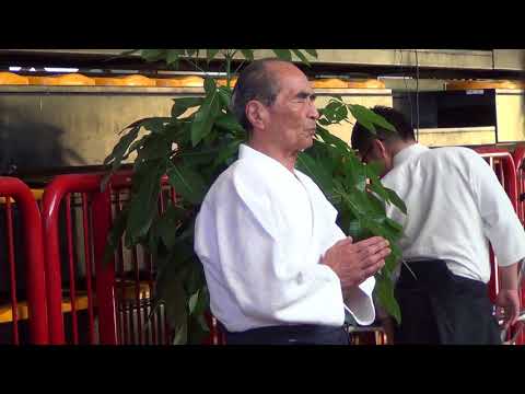 Giuramento di Nakamura Tempu - M.° Tada Hiroshi, stage internazionale di aikido, La Spezia