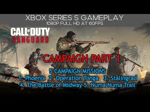 CALL OF DUTY VANGUARD Gameplay Walkthrough Part 1 Campaign (FULL GAME) 1080p HD 60FPS XBOX SERIES S