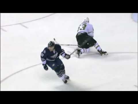 Mike Fisher dumps Mike Ribiero [HD]