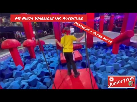 Juniortism - My Ninja Warriors UK Adventure - Obstacles & Flying Kicks
