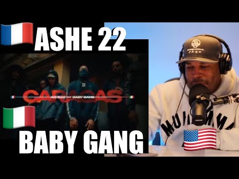 American 🇺🇸 Reacts to 🇫🇷 ASHE 22 - CARACAS FEAT 🇮🇹 BABY GANG