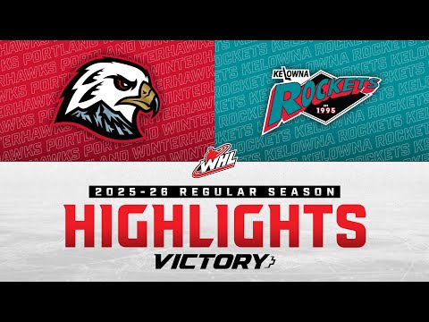 Portland Winterhawks at Kelowna Rockets 11/22 | WHL Highlights 2025-26
