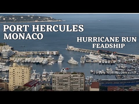 Feadship HURRICANE RUN Superyacht & PORT HERCULES MONACO