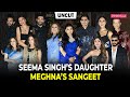 Seema Singh S Daughter Meghna S Sangeet Vani Kapoor Shahid Kapoor Aditya Roy Kapur Sushmita Sen