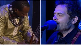 M et Toumani Diabaté interprètent &quot;Cet air&quot; en live sur Europe 1