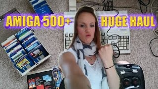 Huge Amiga 500+ console & game haul