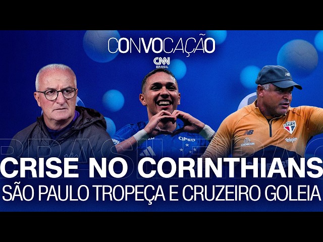 AO VIVO: CORINTHIANS X FLUMINENSE, SP X INTER E MAIS DA 9ª RODADA DO BRASILEIRO | CONVOCAÇÃO CNN