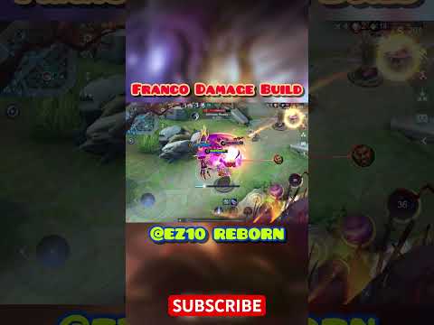 FRANCO DAMAGE BUILD! #mlbb #mlbbshorts #mobilelegends #mlbbindonesia #franco