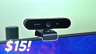Depstech Streaming Webcam Review: 2K resolution for $15?!