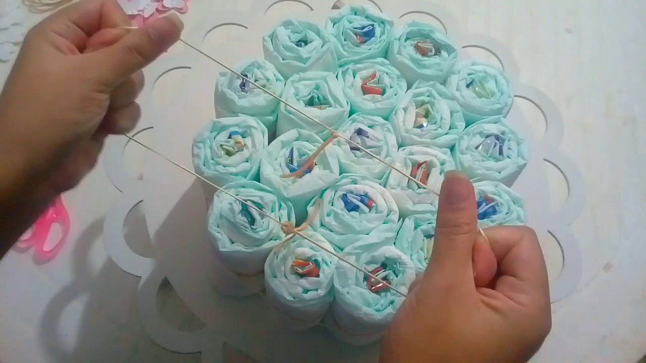 DIY - Bolo de Fraldas - Passo a passo | Thaís Barbosa