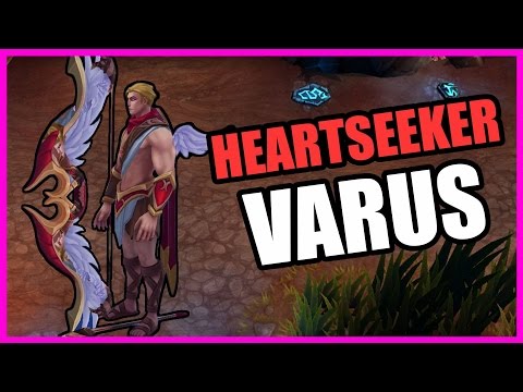 Heartseeker Varus Skin Spotlight Gameplay - League of Legends