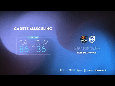 Cadete Masculino  GAL 86 vs CLM 36