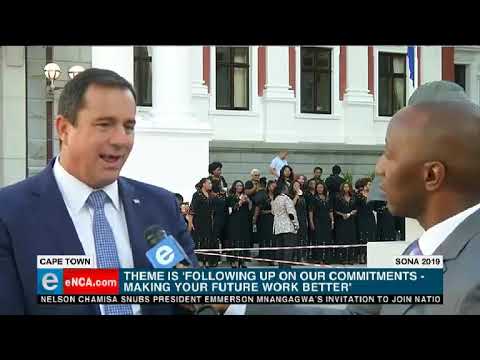 DA's John Steenhuisen speaks ahead of Sona 2019