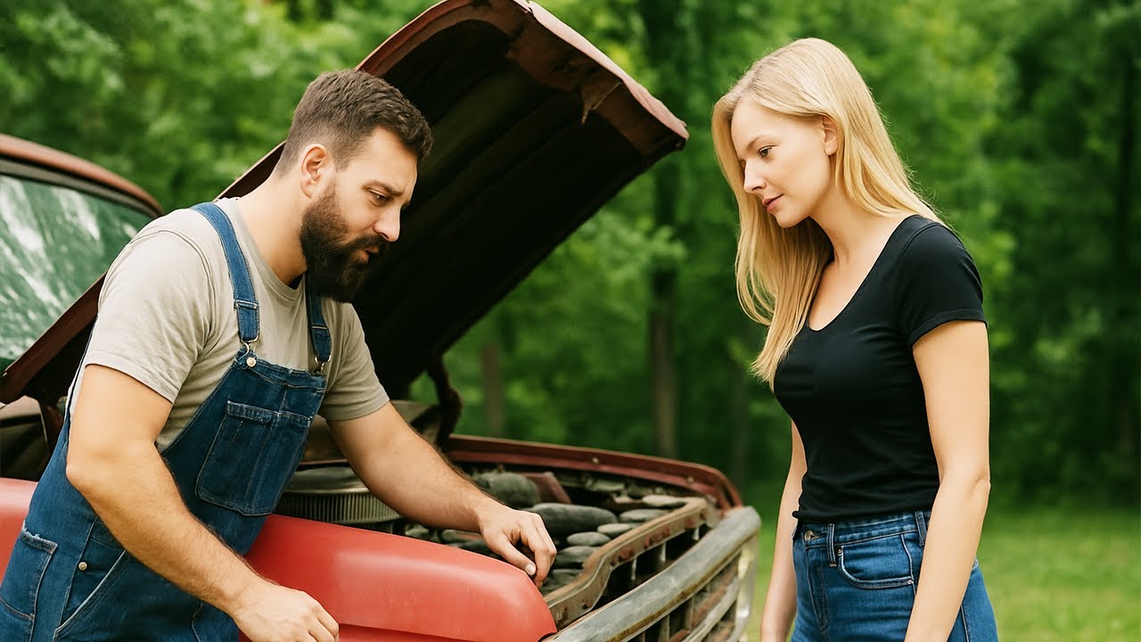 Struggling Single Dad Fixes Woman’s Truck—Unaware She’s the Local Farm Heiress