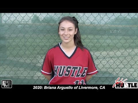 2020 Briana Arguello Catching and Outfield Softball Skills Video - Lady Hustle