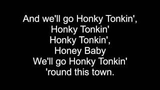 Hank Williams Sr - Honky Tonkin - Lyric Video (1948)