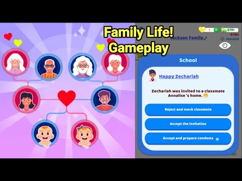 Family Life Game Gameplay - YouTube